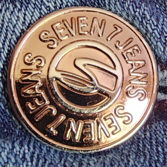 Seven7 - Womens Blue-Tummyless high Rise Skinny stretch Jeans. Size 8 - Picture 3 of 11